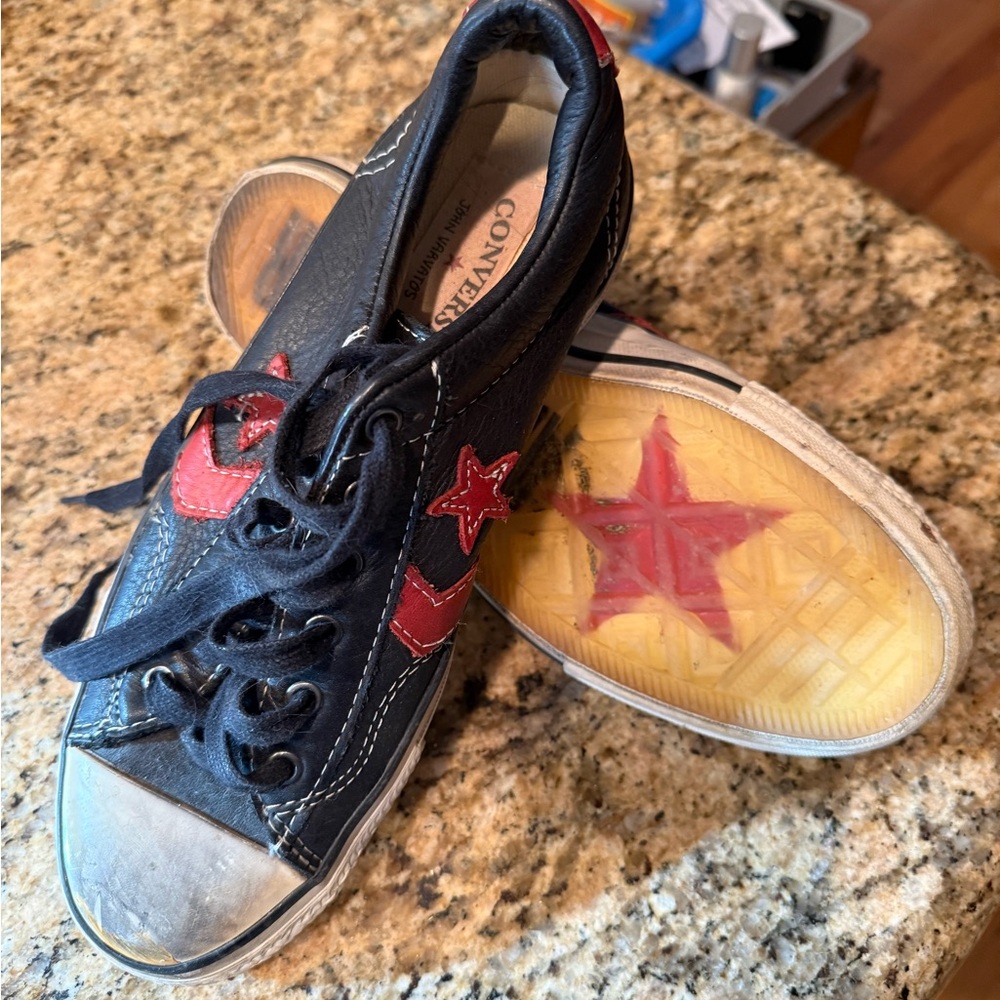 Leather Converse - image 4